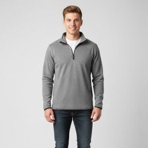 Avalanche Men's Gray Half Zip Pullover Size Large
